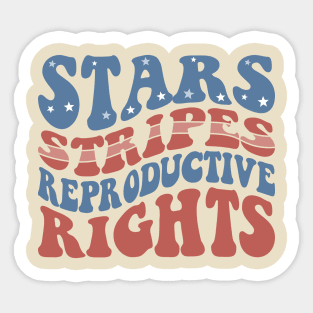 Stars Stripes Reproductive Rights Sticker